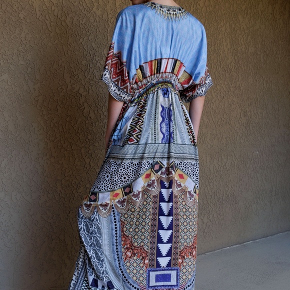 Caftan Dress-Kaftan Coverup Women's Kaftan Dress - Picture 10 of 11